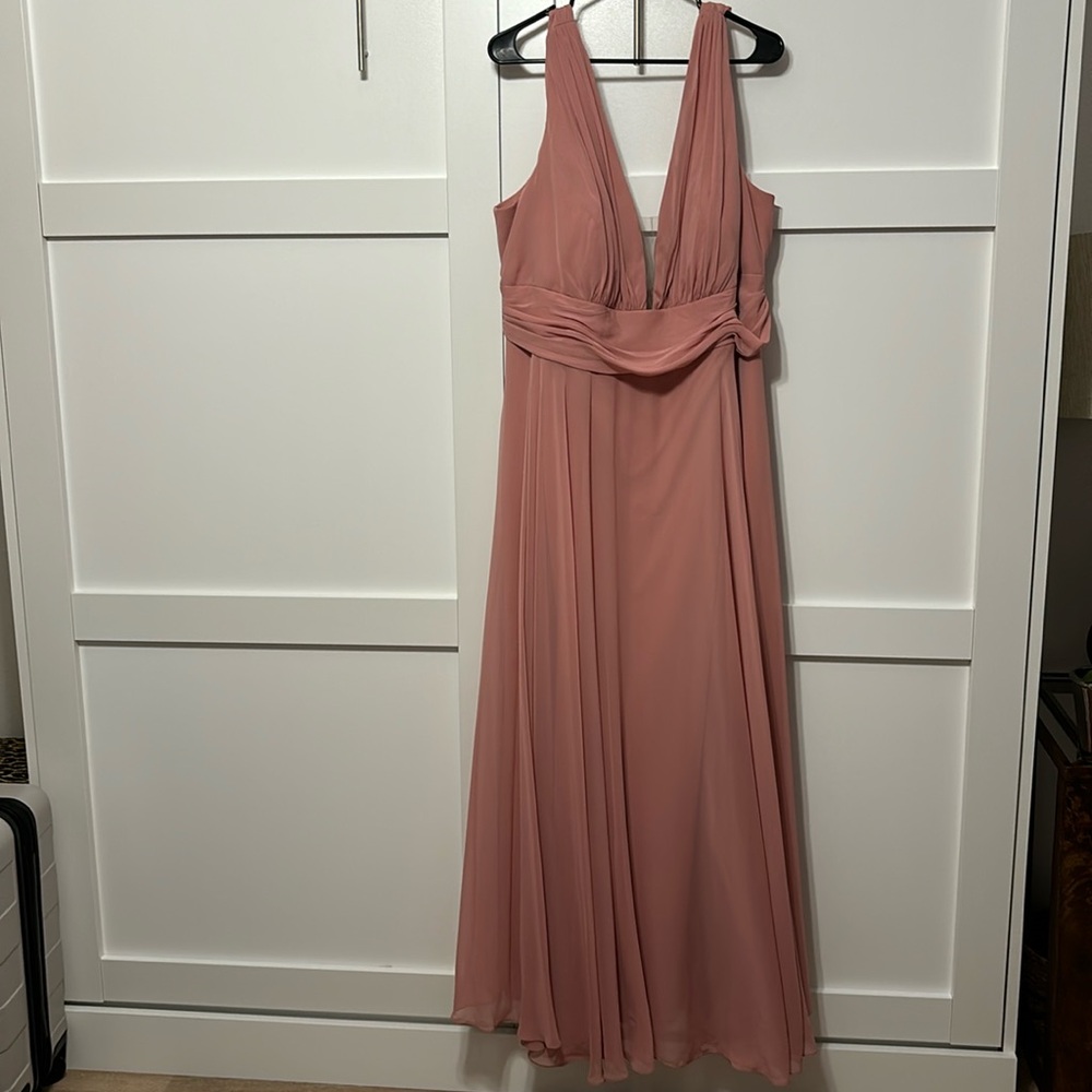 Bella bridesmaids dusty rose 24w